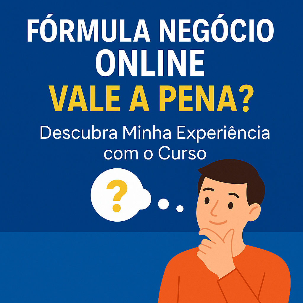 Fórmula Negócio Online Vale a Pena? Descubra Minha Experiência com o Curso